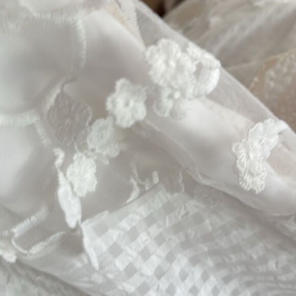 Anthropologie Maeve Sleeveless Embellished Smocked Midi Dress - Picture 10 of 10